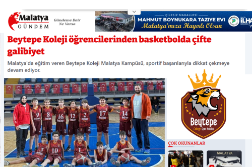 BASKETBOL'DA ÇİFTE GALİBİYET