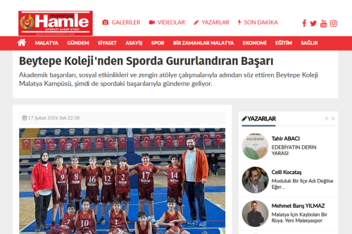 BEYTEPE'DEN GURURLANDIRAN BAŞARI