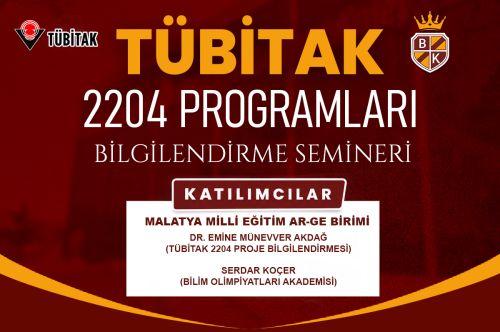 Bilimsel Araştırma Yolculuğu: TÜBİTAK 2204 Proje Hazırlama Semineri