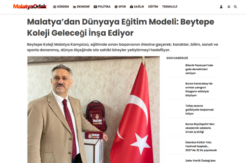 Malatya’dan Dünyaya Eğitim Modeli: Beytepe Koleji Geleceği İnşa Ediyor