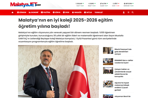 Malatya’nın en iyi koleji 2025-2026 eğitim öğretim yılına başladı!